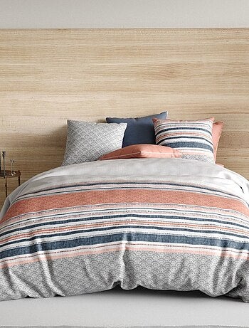 Housse de couette 240x220 CHAKRA + 2 taies coton 57 fils