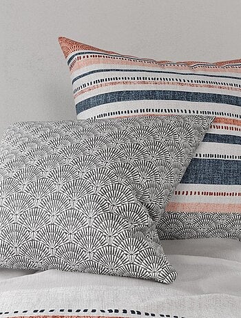 Housse de couette 240x220 CHAKRA + 2 taies coton 57 fils