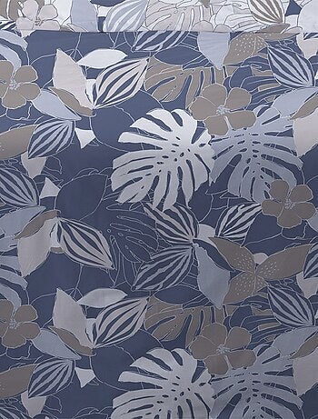 Housse de couette 240x220 Chika bleu + 2 taies