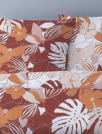 Housse de couette 240x220 Chika rouge + 2 taies