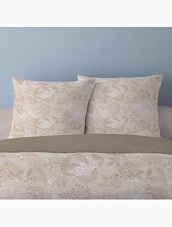 Housse de couette 240x220 CLAVEL + 2 taies Percale de coton