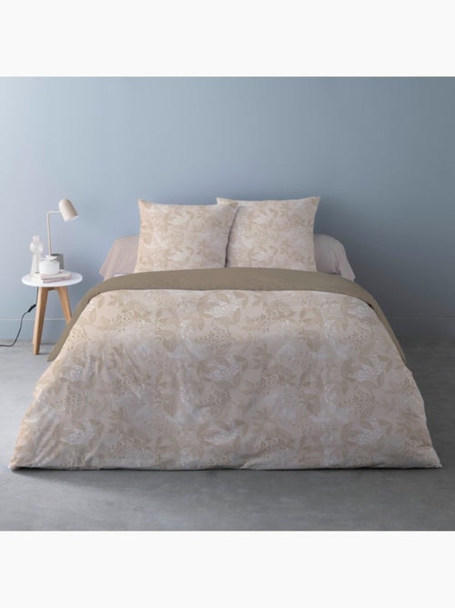 Housse de couette 240x220 CLAVEL + 2 taies Percale de coton - Kiabi