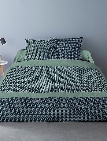 Housse de couette 240x220 CLEO + 2 taies 100% coton