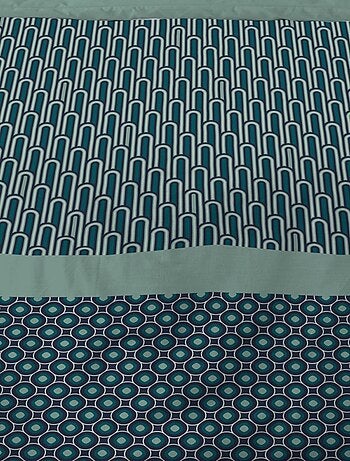 Housse de couette 240x220 CLEO + 2 taies 100% coton