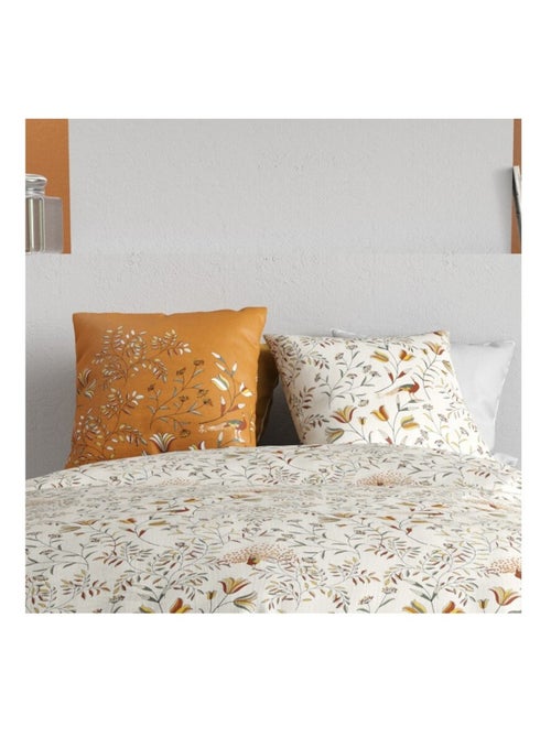 Housse de couette 240x220 DEMIL + 2 taies coton 57 fils - Kiabi