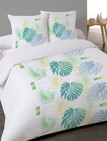 Housse de couette 240x220 DION + 2 taies 100% coton