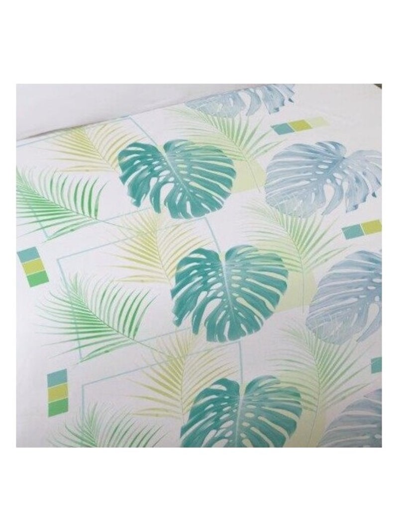 Housse de couette 240x220 DION + 2 taies 100% coton Blanc - Kiabi