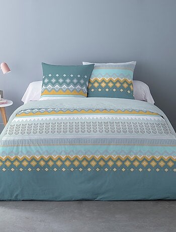 Housse de couette 240x220 ELKI + 2 taies 100% coton