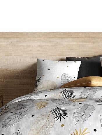 Housse de couette 240x220 ENVOLE + 2 taies coton 57 fils