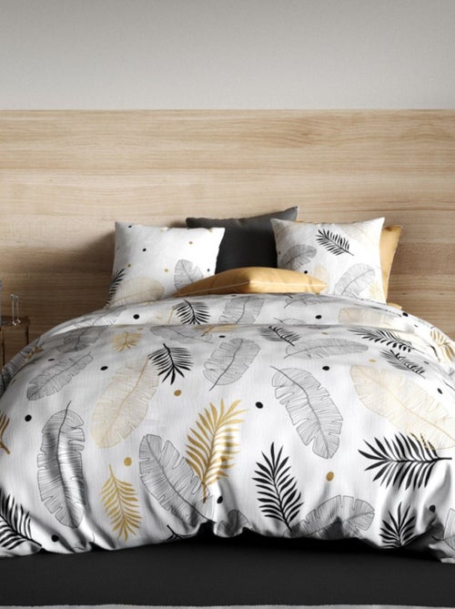 Housse de couette 240x220 ENVOLE + 2 taies coton 57 fils - Kiabi