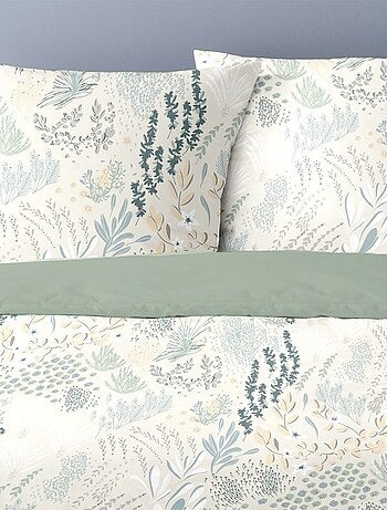 Housse de couette 240x220 Epicéa + 2 taies polycoton