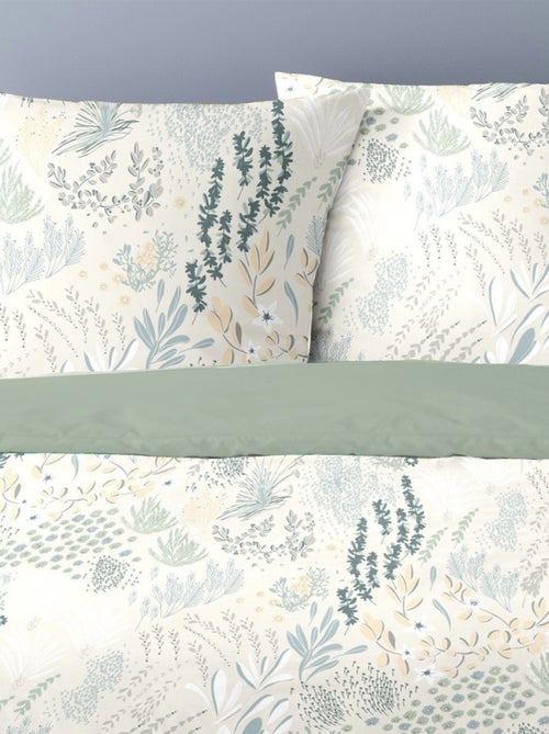 Housse de couette 240x220 Epicéa + 2 taies polycoton - Kiabi Housse de couette 240x220 Epicéa + 2 taies polycoton - Kiabi