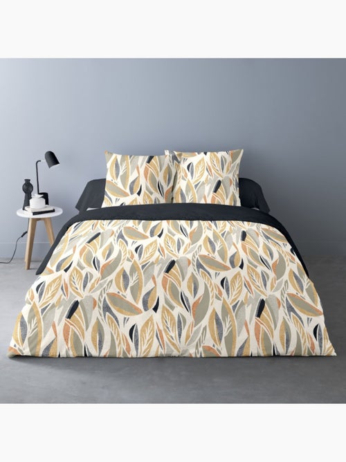 Housse de couette 240x220 ESTHER + 2 taies matière Polaire - Kiabi