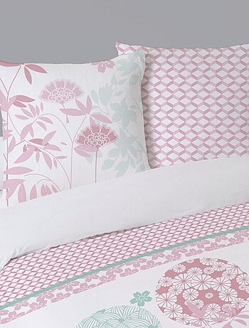 Housse de couette 240x220 FLORENA + 2 taies 100% coton
