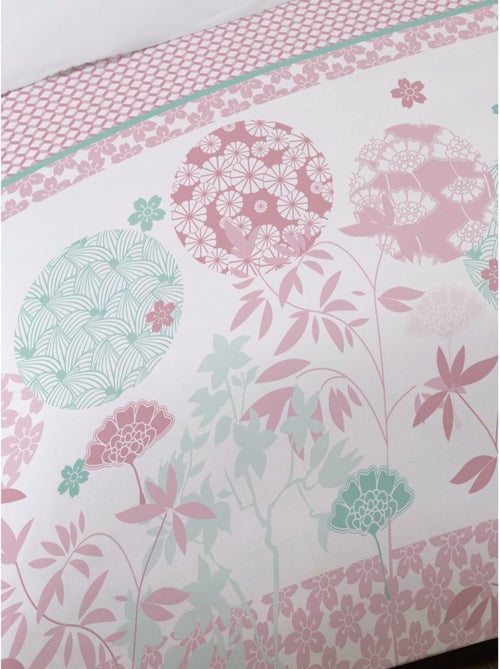 Housse de couette 240x220 FLORENA + 2 taies 100% coton - Kiabi Housse de couette 240x220 FLORENA + 2 taies 100% coton - Kiabi