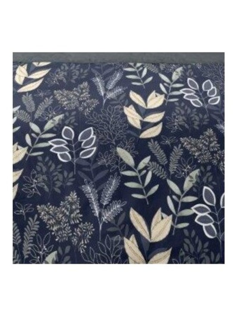 Housse de couette 240x220 GAIA + 2 taies matière Polaire Bleu - Kiabi