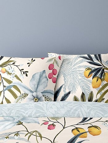Housse de couette 240x220 GARDEN + 2 taies 100% coton