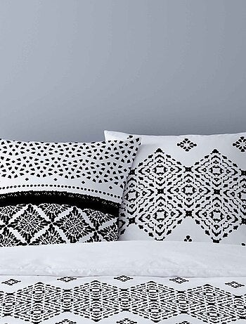 Housse de couette 240x220 GISELE + 2 taies 100% coton