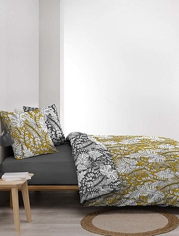 Housse de couette 240x220 GRASSE MAT + 2 taies 100% coton
