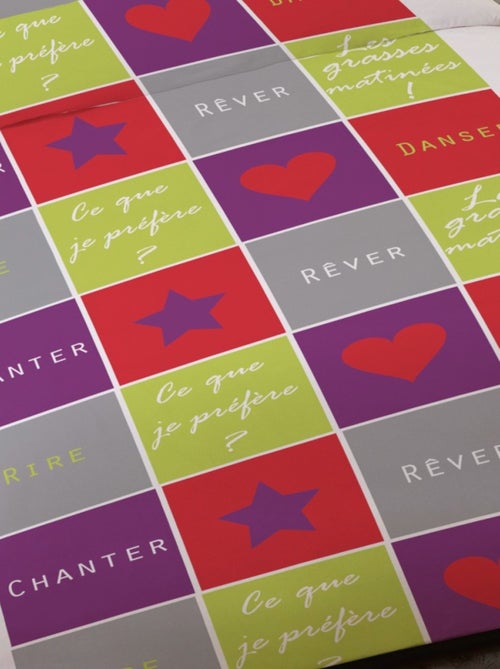 Housse de couette 240x220 GRASSE MAT + 2 taies 100% coton - Kiabi