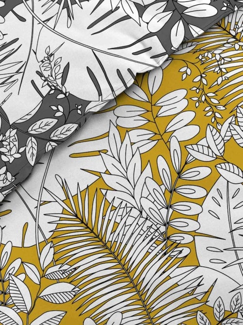 Housse de couette 240x220 GRASSE MAT + 2 taies 100% coton - Kiabi