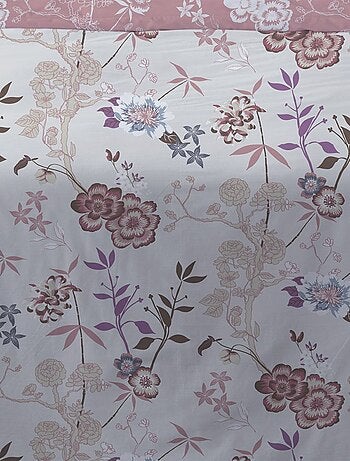 Housse de couette 240x220 Hana rose + 2 taies