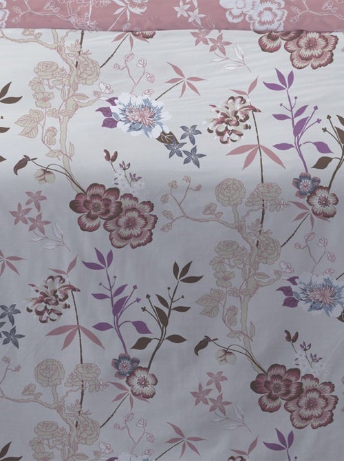 Housse de couette 240x220 Hana rose + 2 taies - Kiabi