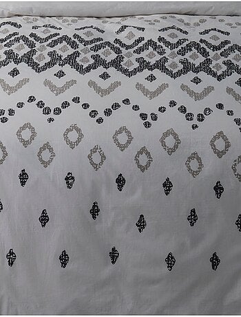 Housse de couette 240x220 HENRI + 2 taies Percale de coton
