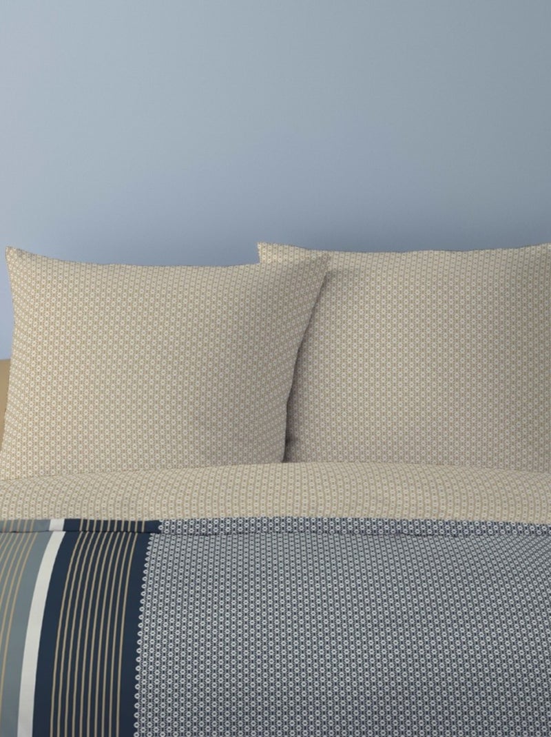 Housse de couette 240x220 JIRO + 2 taies matière Polaire Gris - Kiabi