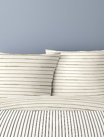 Housse de couette 240x220 KAITO + 2 taies 100% coton
