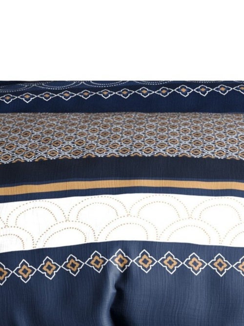 Housse de couette 240x220 KALYPSO + 2 taies coton 57 fils - Kiabi
