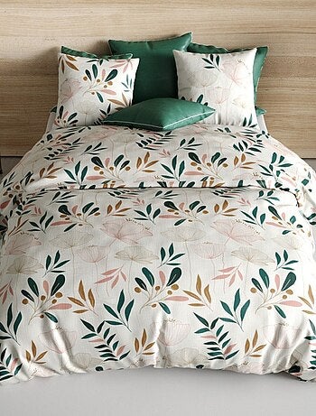 Housse de couette 240x220 KANO + 2 taies coton 57 fils