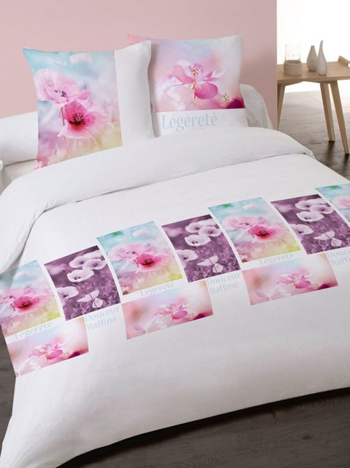 Housse de couette 240x220 Légèreté + 2 taies coton 42 fils - Kiabi