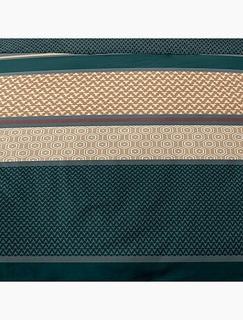 Housse de couette 240x220 LEVI + 2 taies matière Polaire