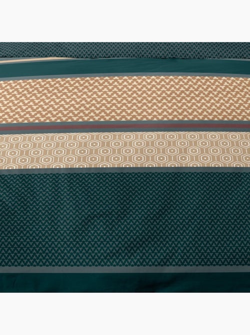 Housse de couette 240x220 LEVI + 2 taies matière Polaire - Kiabi Housse de couette 240x220 LEVI + 2 taies matière Polaire - Kiabi