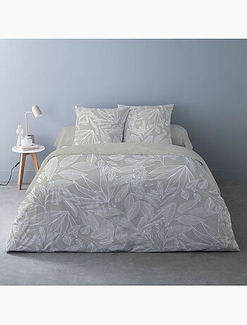 Housse de couette 240x220 LIMA + 2 taies Percale de coton