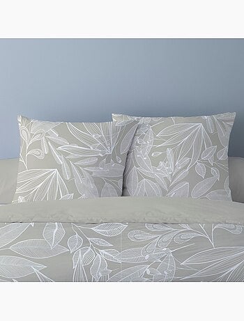 Housse de couette 240x220 LIMA + 2 taies Percale de coton