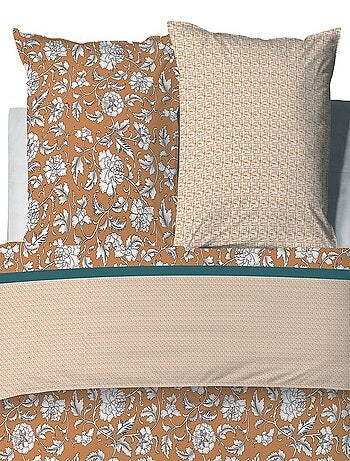 Housse de couette 240x220 Loni + 2 taies coton 57 fils