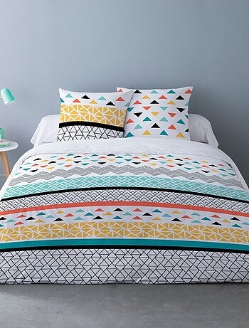 Housse de couette 240x220 LOU + 2 taies 100% coton