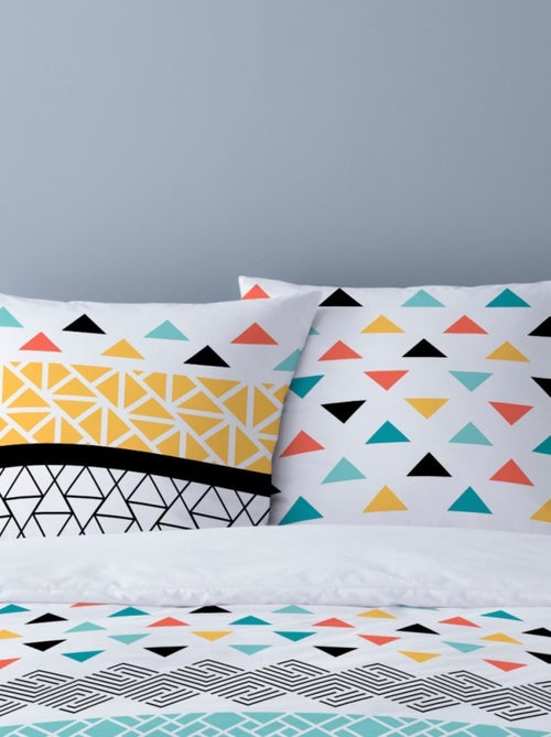 Housse de couette 240x220 LOU + 2 taies 100% coton - Kiabi