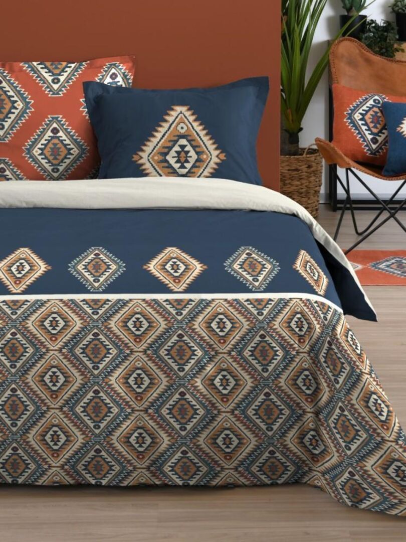 Parure De Lit 240x220 Cm - Housse De Couette + 2 Taies D'oreiller - Polyester Crazy - Today