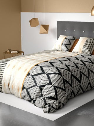 Housse de couette 240x220 MADI + 2 taies coton 57 fils