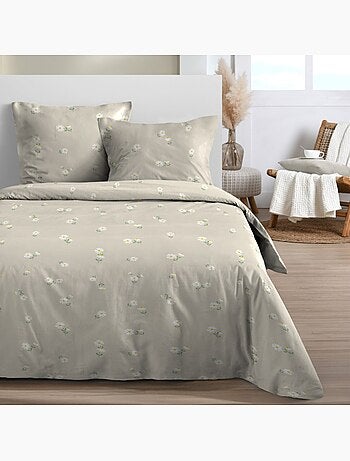 Housse de couette 240x220 MARGUERITE + 2 taies 100% microfibre