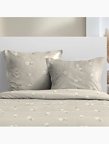 Housse de couette 240x220 MARGUERITE + 2 taies 100% microfibre