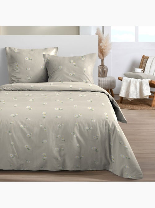 Housse de couette 240x220 MARGUERITE + 2 taies 100% microfibre - Kiabi Housse de couette 240x220 MARGUERITE + 2 taies 100% microfibre - Kiabi