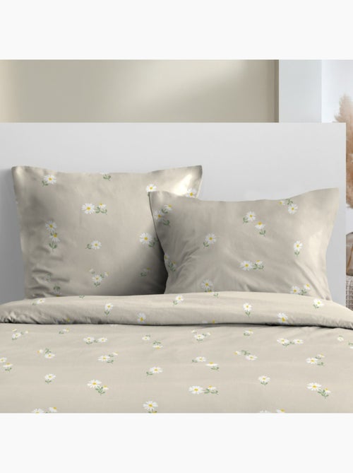 Housse de couette 240x220 MARGUERITE + 2 taies 100% microfibre - Kiabi Housse de couette 240x220 MARGUERITE + 2 taies 100% microfibre - Kiabi