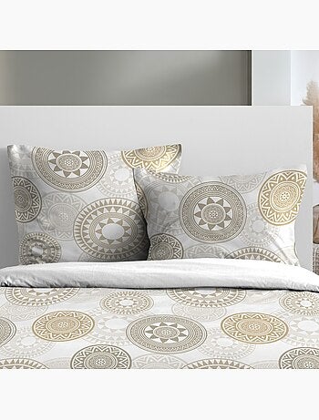 Housse de couette 240x220 MEKONG + 2 taies 100% microfibre
