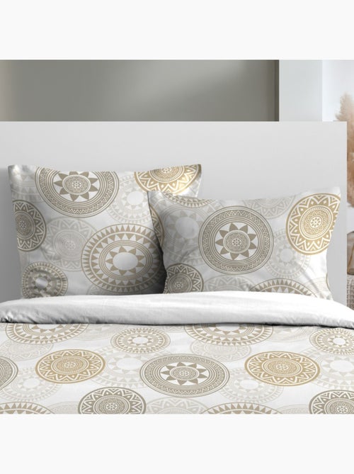 Housse de couette 240x220 MEKONG + 2 taies 100% microfibre - Kiabi