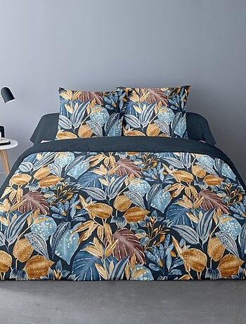 Housse de couette 240x220 MILAN + 2 taies Percale de coton