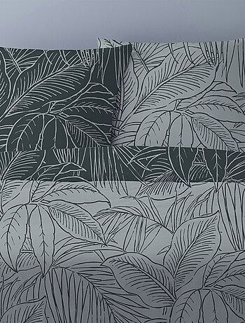 Housse de couette 240x220 Monti gris + 2 taies